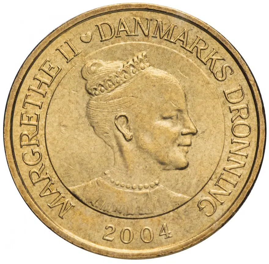 Дания 20 крон (kroner) 2004   "Водонапорная башня, Сванеке", аверс