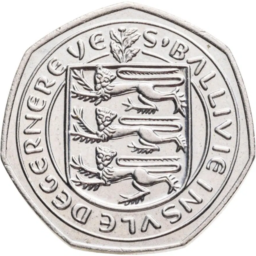 Гернси 50 пенсов (pence) 1981, реверс