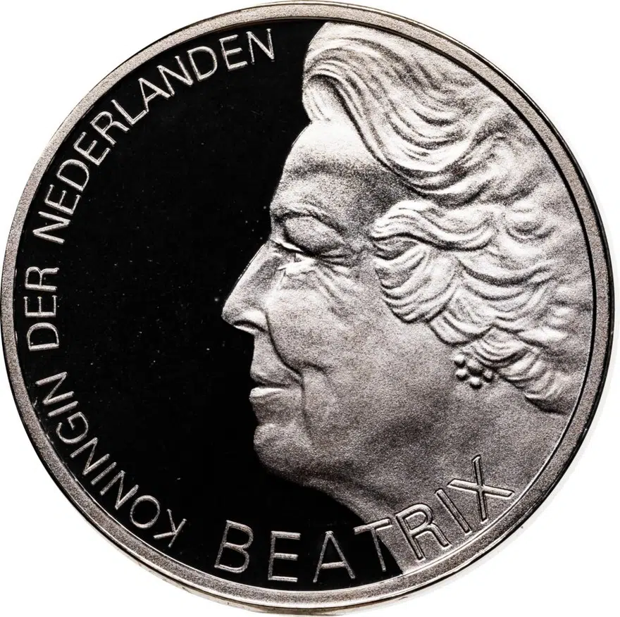 Нидерланды 10 гульденов (gulden) 1995  300 лет со дня смерти Гуго Гроция