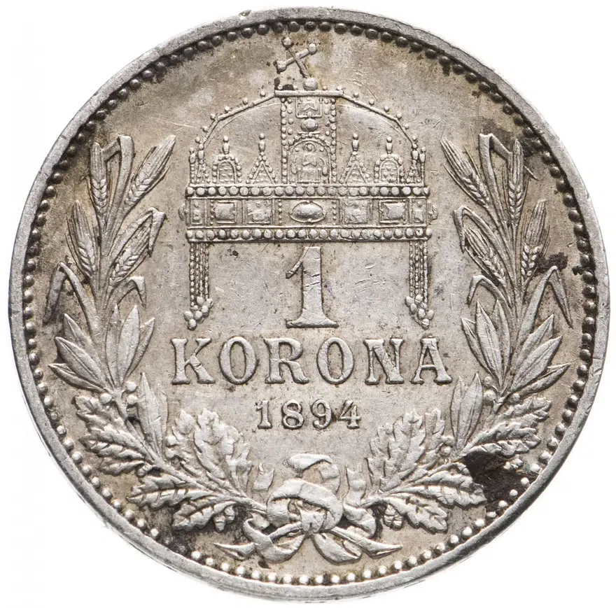 Венгрия 1 крона (crown) 1894