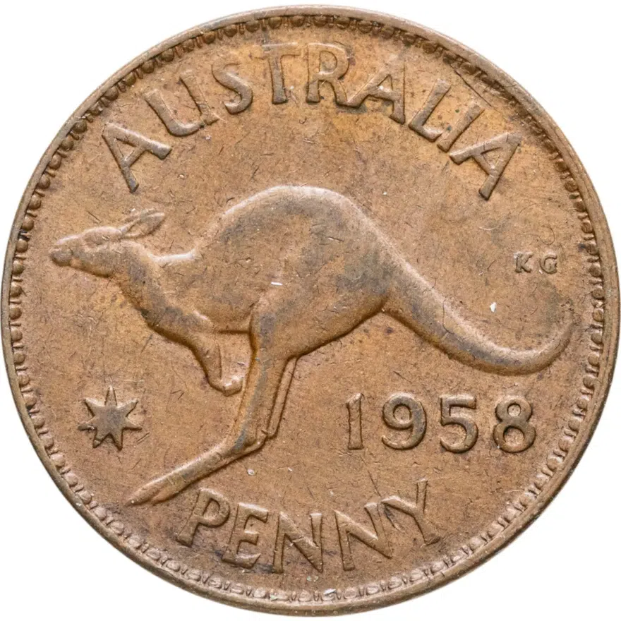 Австралия 1 пенни (penny) 1958