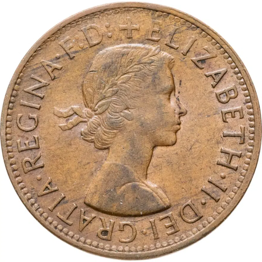 Австралия 1 пенни (penny) 1958, реверс