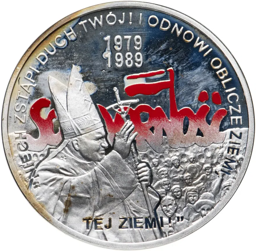 Польша 10 злотых (zlotych) 2009  Польский путь к свободе - Выборы 4 июня 1989
