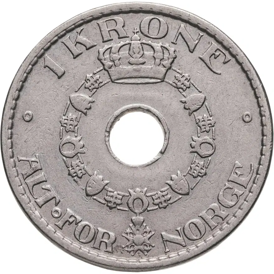 Норвегия 1 крона (crown) 1925