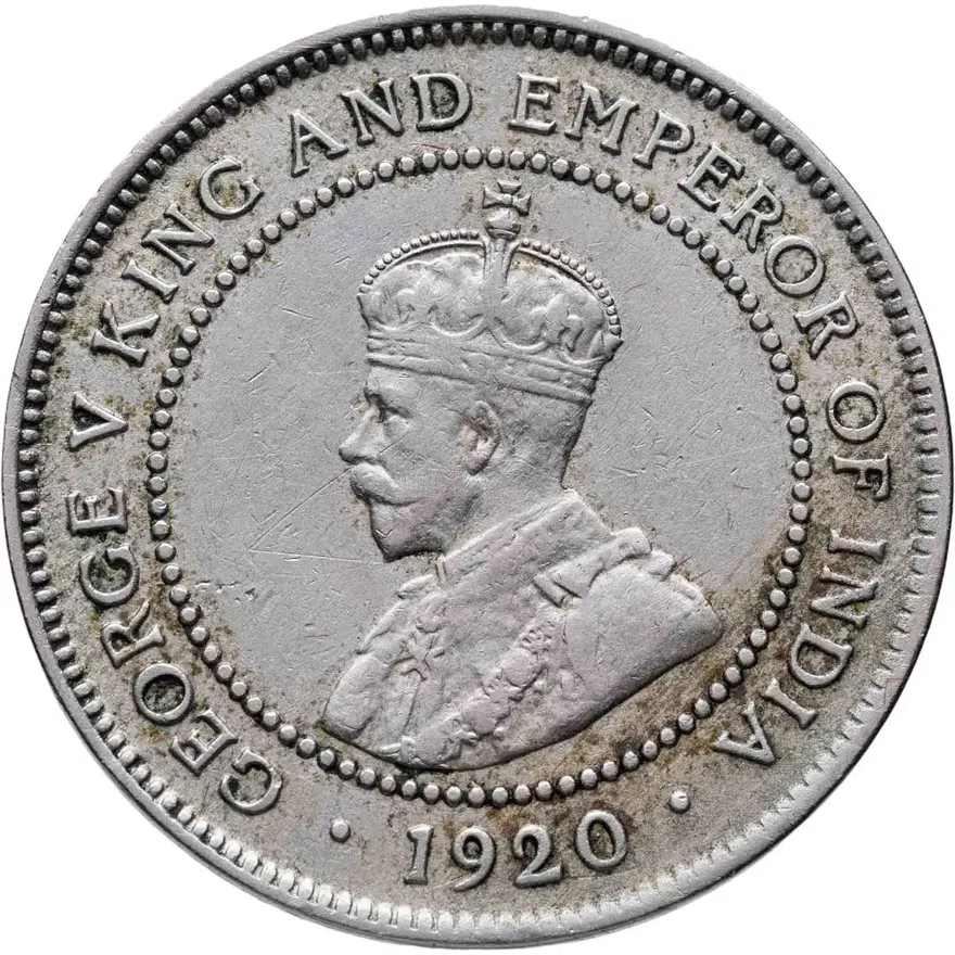 Ямайка 1 пенни (penny) 1920, реверс