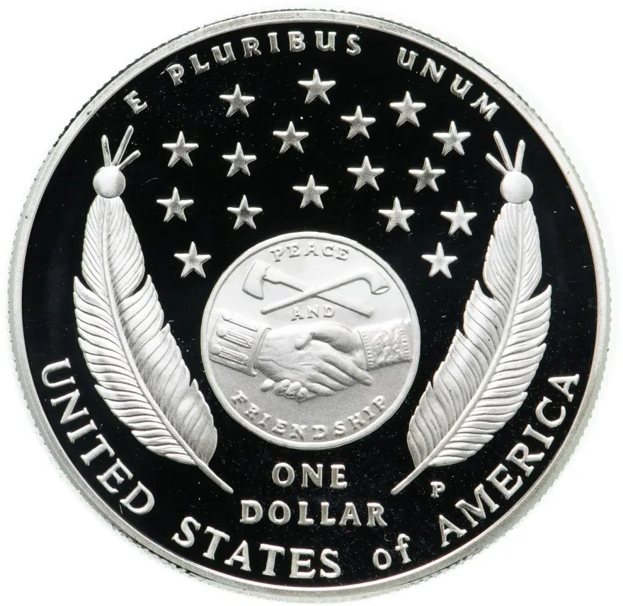 США 1 доллар (dollar) 2004 "200 лет экспедиции Льюиса и Кларка", реверс