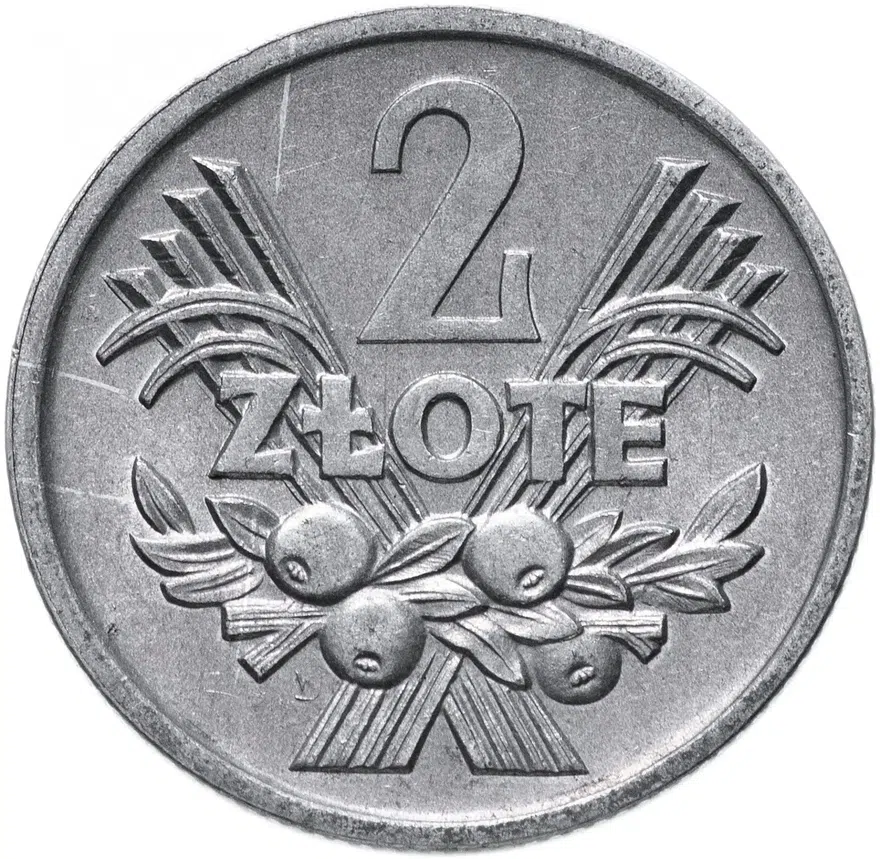 Польша 2 злотых (zlote) 1972