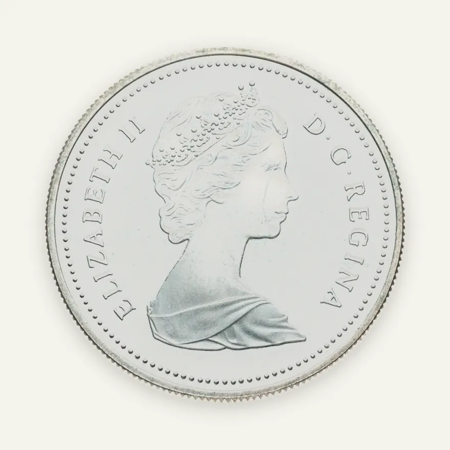 Канада 1 доллар (dollar) 1986  100 лет городу Ванкувер, реверс