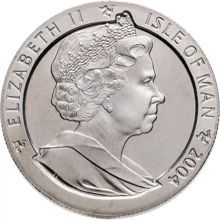 Остров Мэн 1 крона (crown) 2004 XXVIII летние Олимпийские Игры, Афины 2004 - Велоспорт, реверс