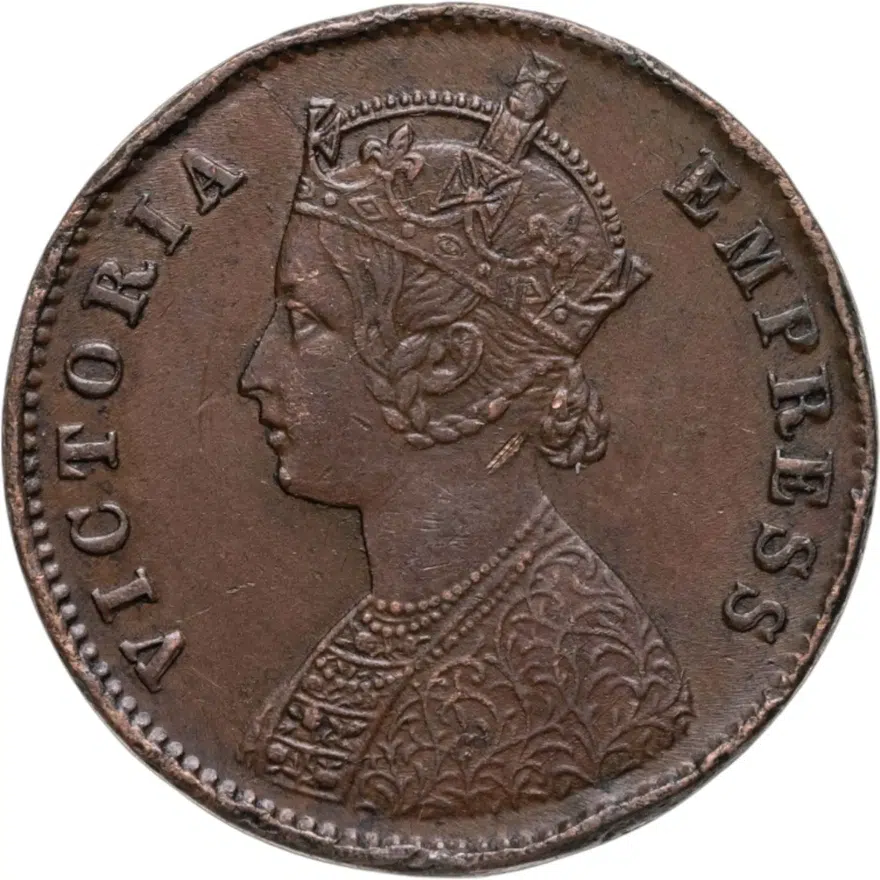 Индия (Британская) 1/4 анны (anna) 1899