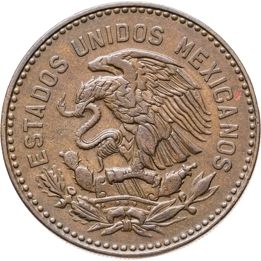 Мексика 50 сентаво (centavos) 1959, реверс