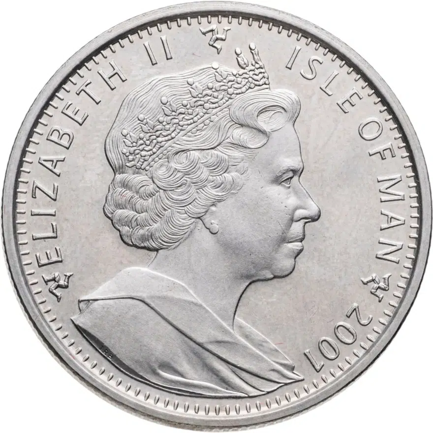 Остров Мэн 1 крона (crown) 2001 "Кошки - Сомалийская кошка", реверс