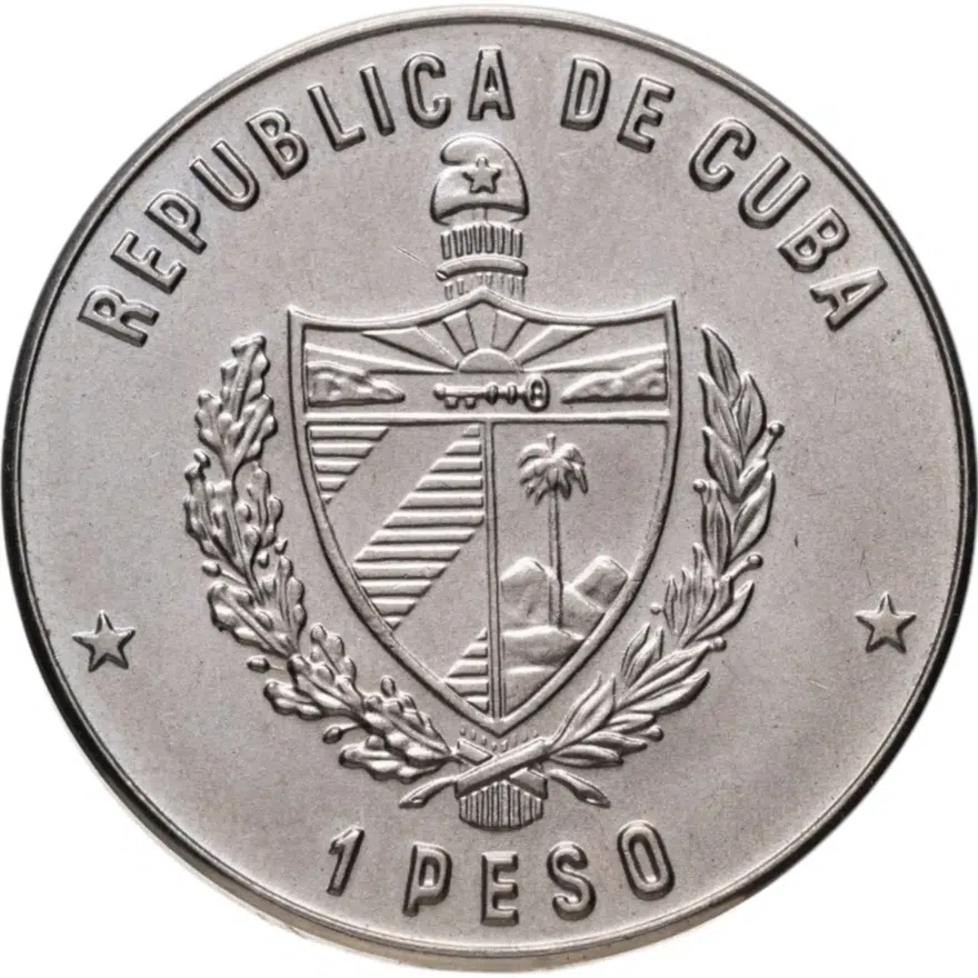 Куба 1 песо (peso) 1981  Флора Кубы - Орхидея (Orquidea), реверс