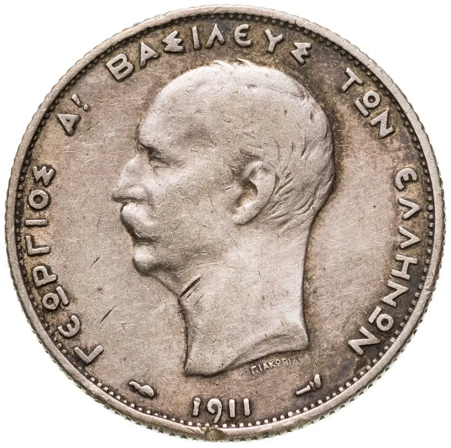 Греция 1 драхма (drachma) 1911