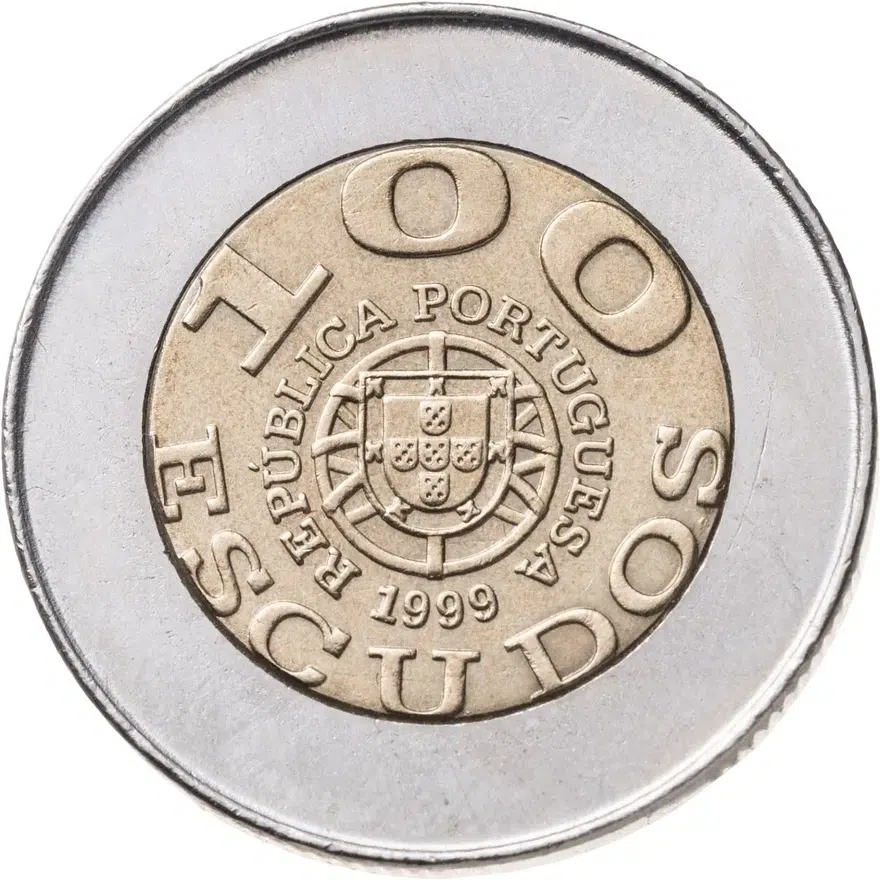 Португалия 100 эскудо (escudos) 1999  ЮНИСЕФ Надпись на аверсе: PORTUGUESA, реверс