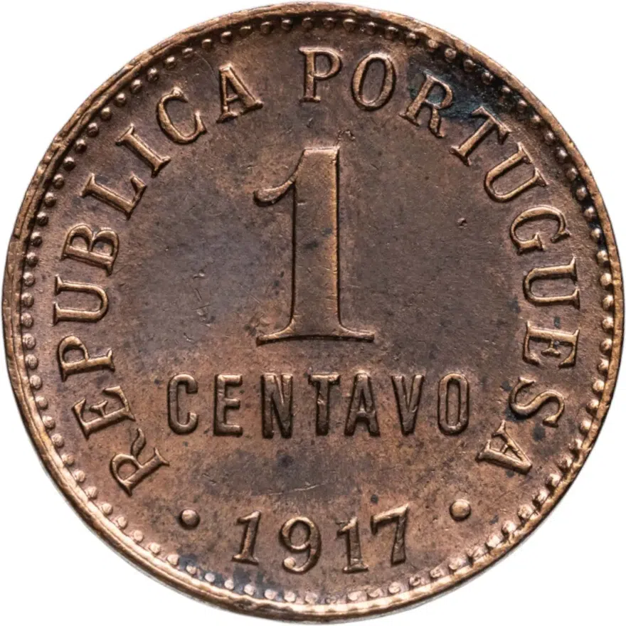 Португалия 1 сентаво (centavo) 1917