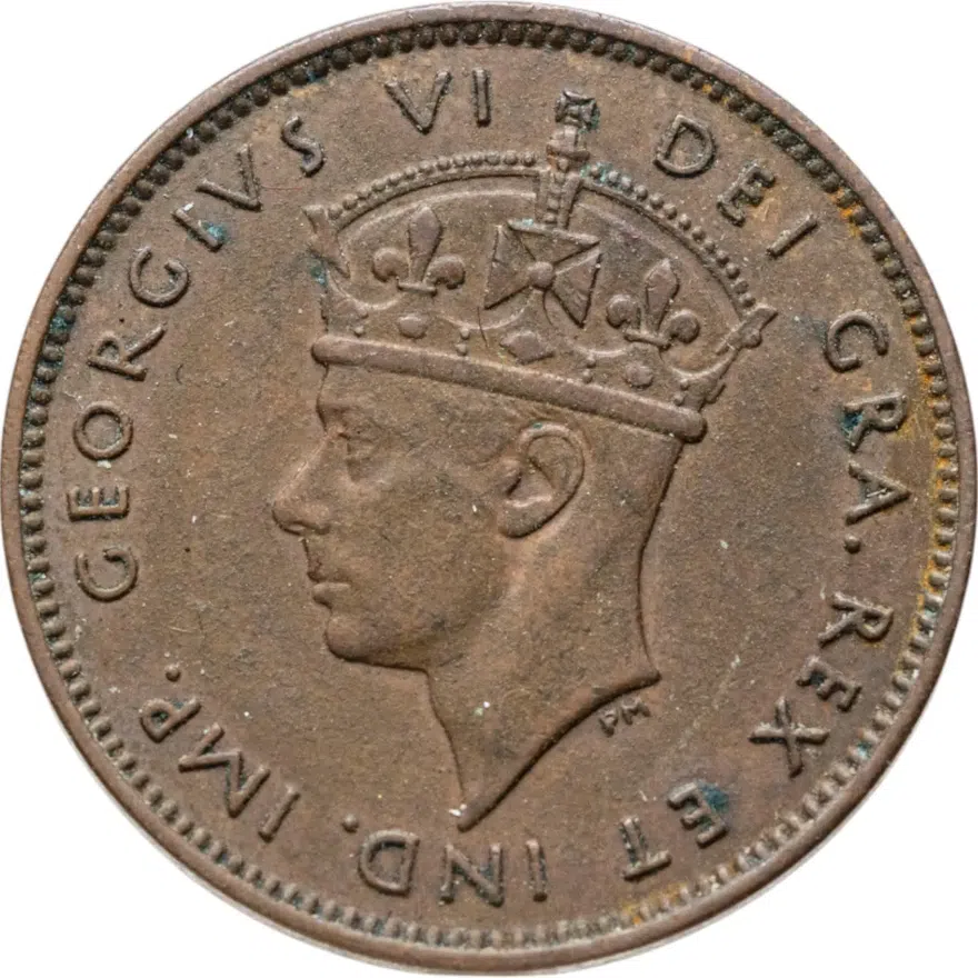 Ньюфаундленд 1 цент 1938, реверс