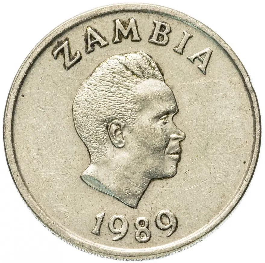 Замбия 1 квача 1989, реверс