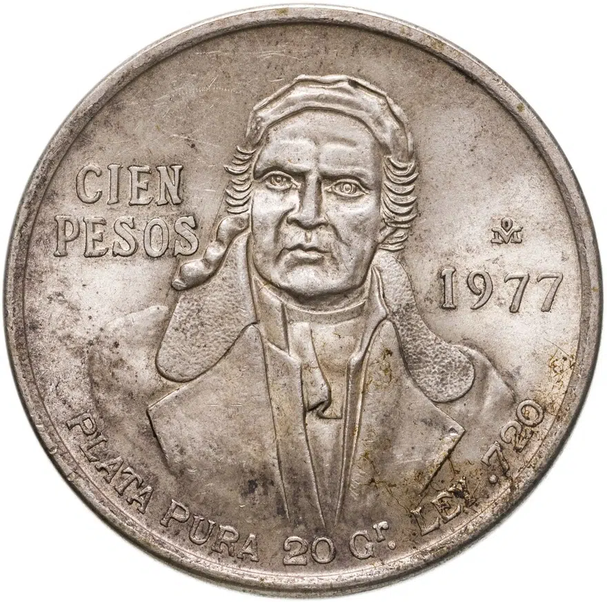 Мексика 100 песо 1977