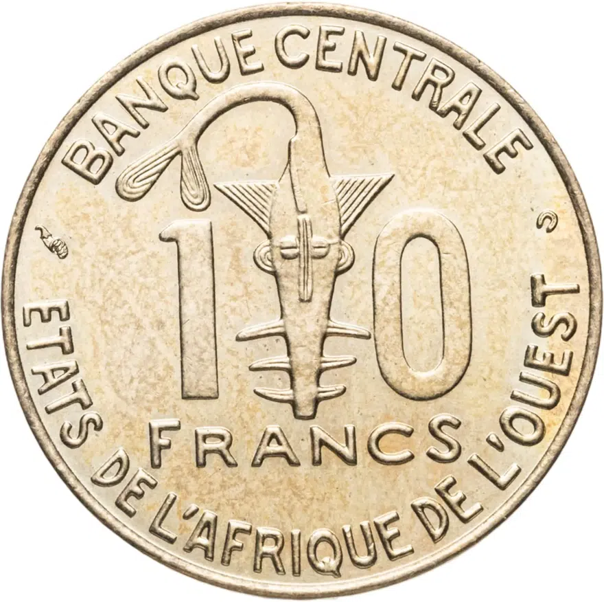 Западная Африка (BCEAO) 10 франков (francs) 2000