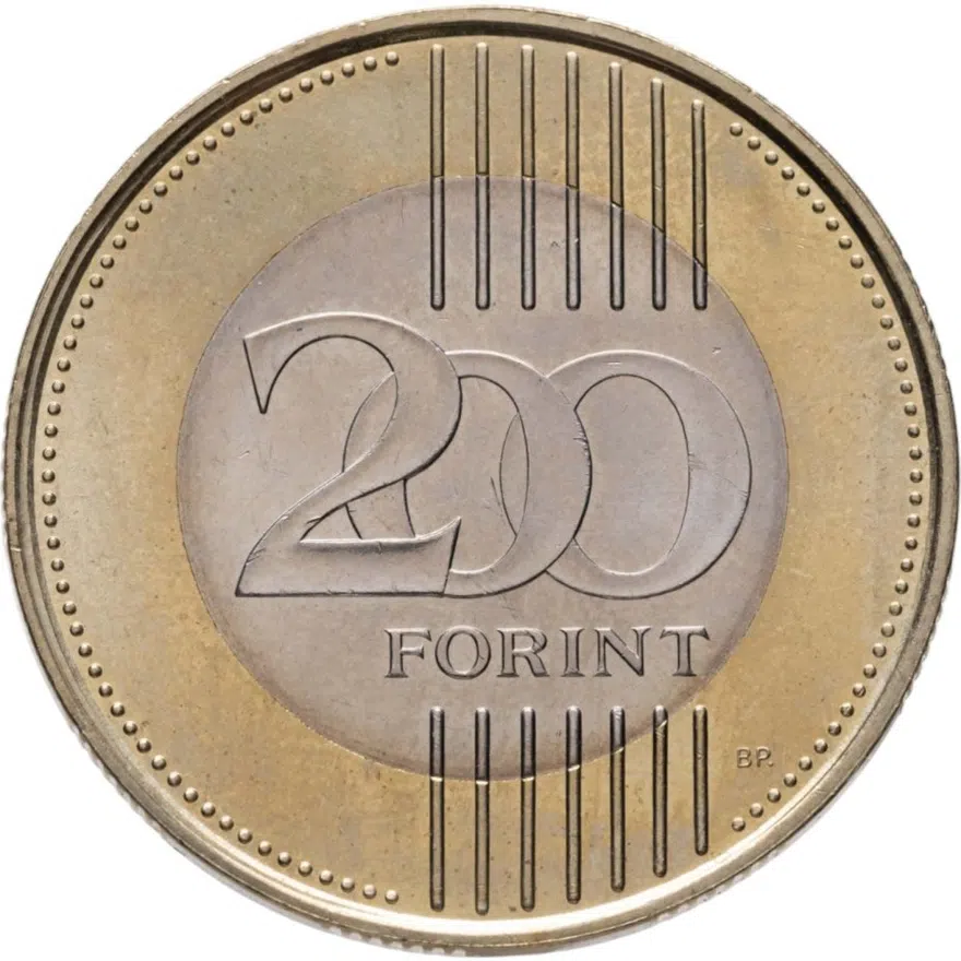 Венгрия 200 форинтов (forint, ketszaz) 2011, аверс