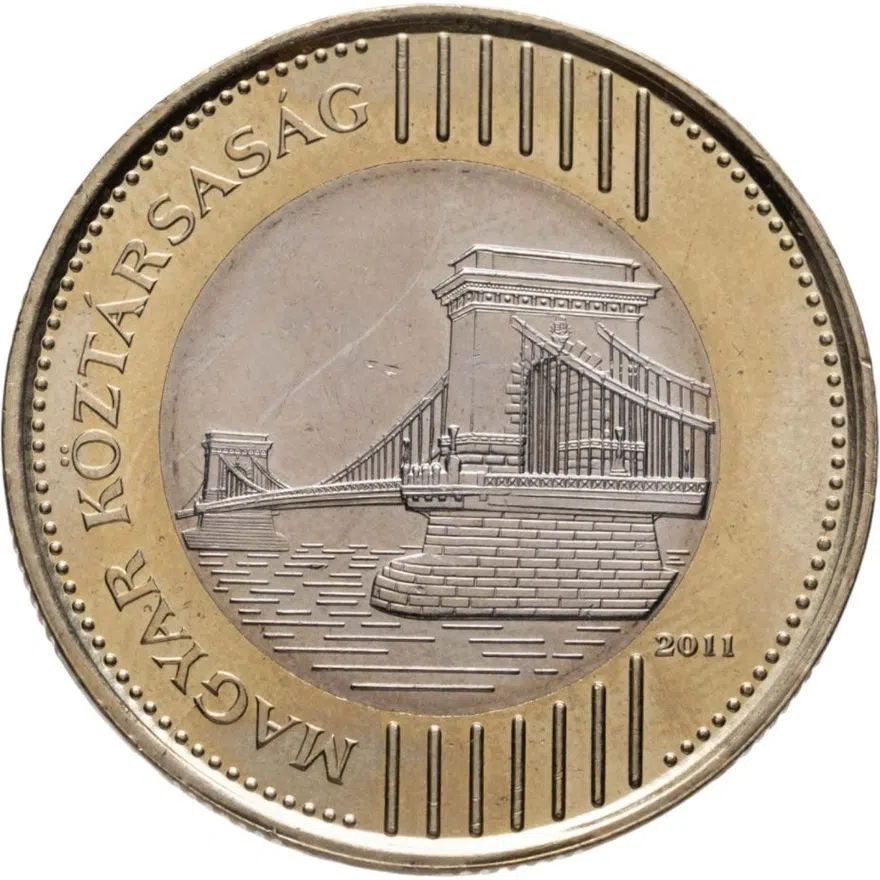 Венгрия 200 форинтов (forint, ketszaz) 2011, реверс