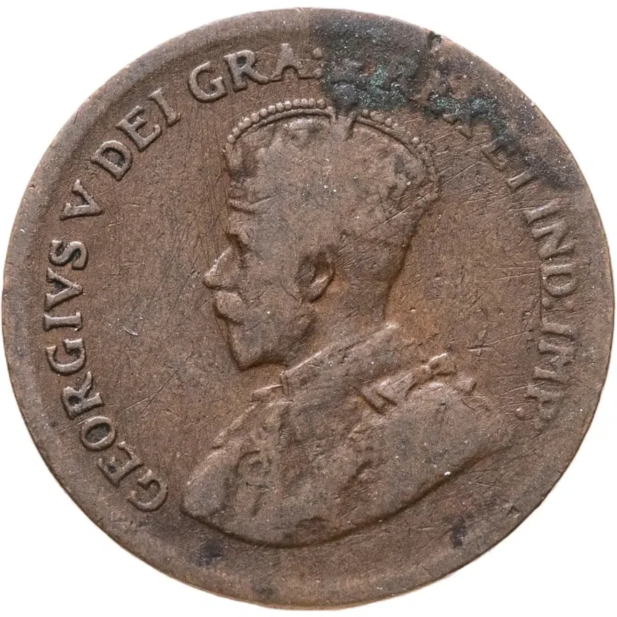 Канада 1 цент (cent) 1930, реверс