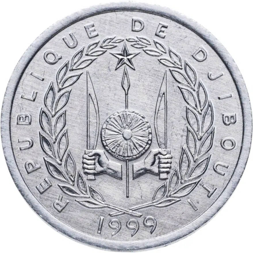 Джибути 1 франк (franc) 1999