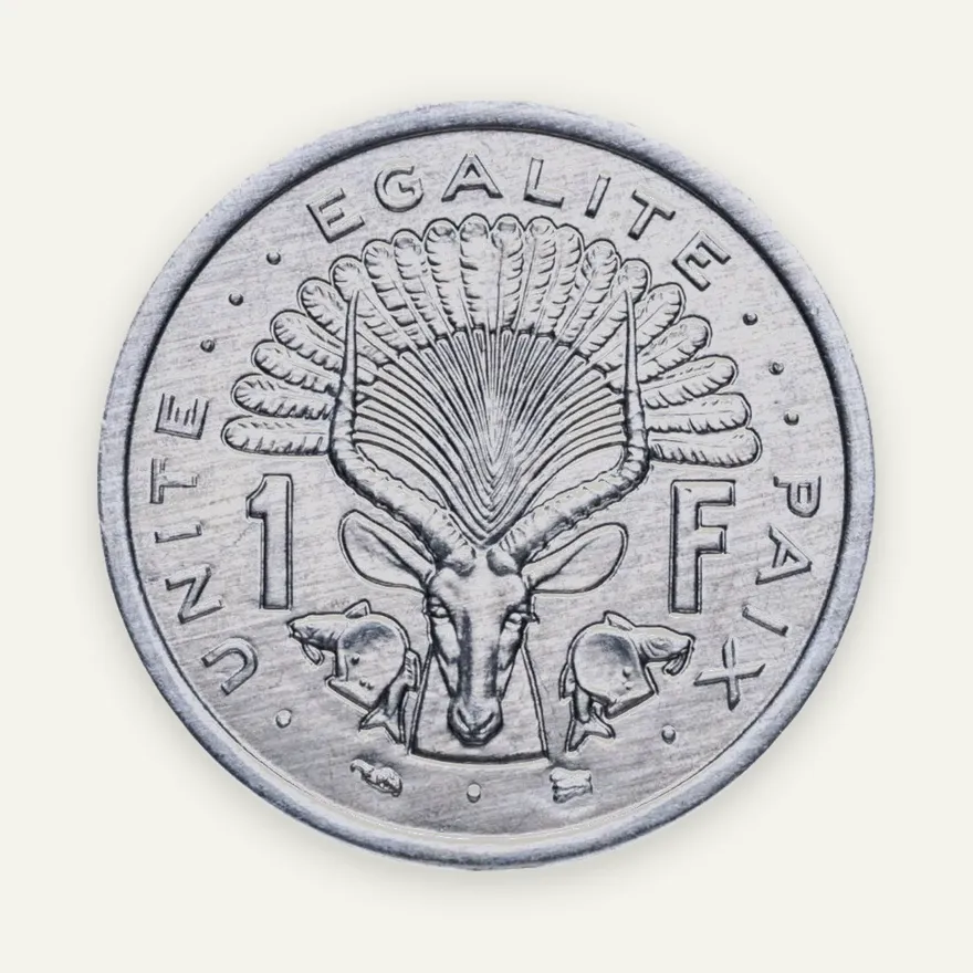 Джибути 1 франк (franc) 1999, реверс