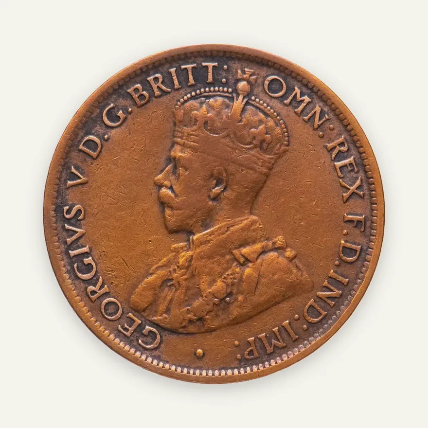 Австралия 1/2 пенни (penny) 1914 H, реверс