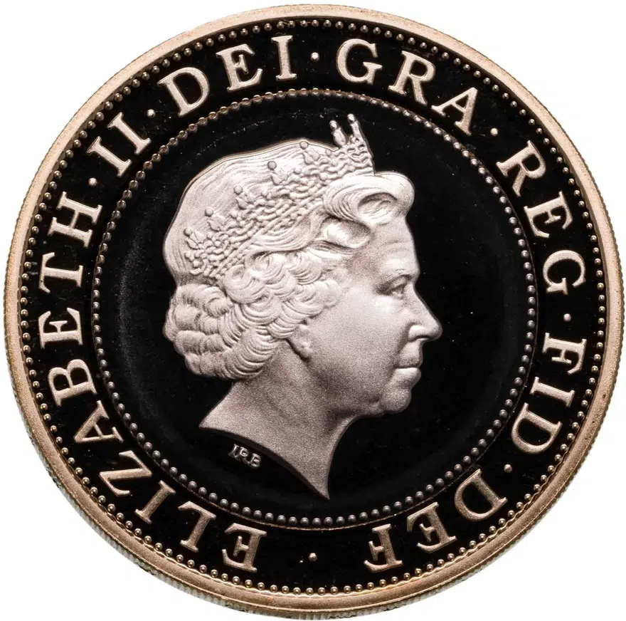 Великобритания 2 фунта (pounds) 2013, реверс