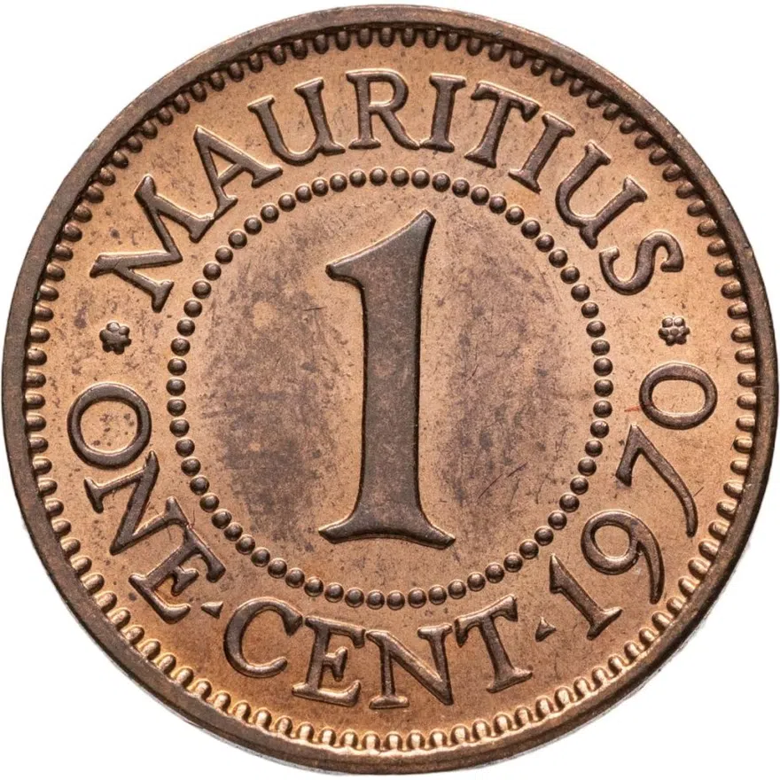 Маврикий 1 цент (cent) 1970