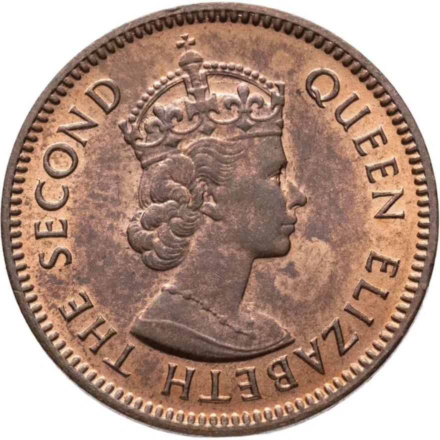 Маврикий 1 цент (cent) 1970, реверс