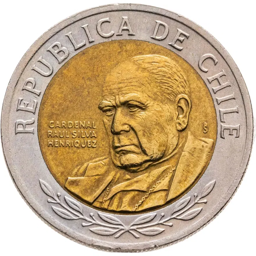 Чили 500 песо (pesos) 2003, реверс