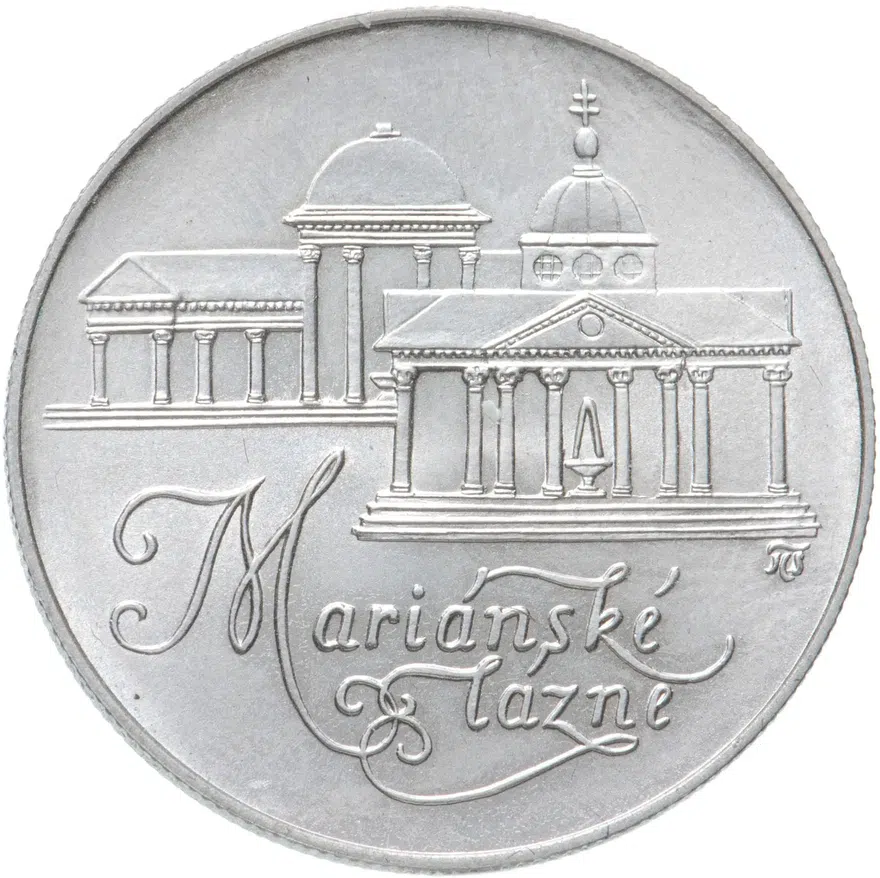 Чехословакия 50 крон (korun) 1991  Марианске-Лазне, аверс