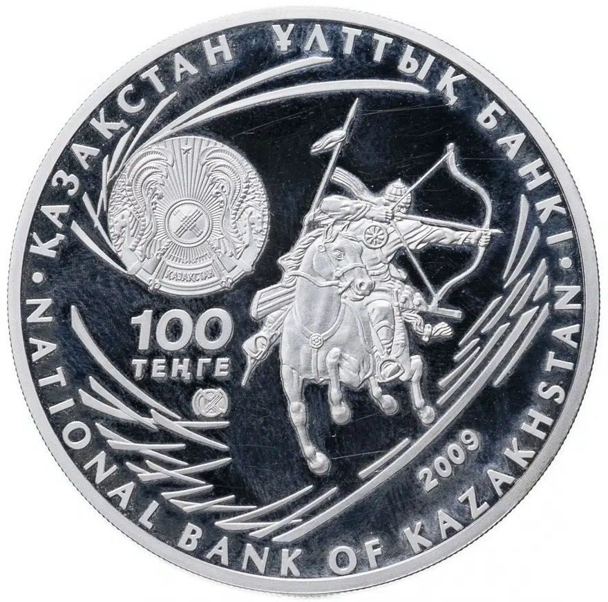 Казахстан 100 тенге 2009  "Великие полководцы - Аттила"