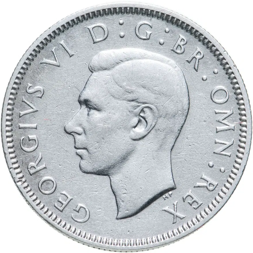 Великобритания 1 шиллинг (shilling) 1938   Шотландский шиллинг - лев, сидящий на короне, реверс