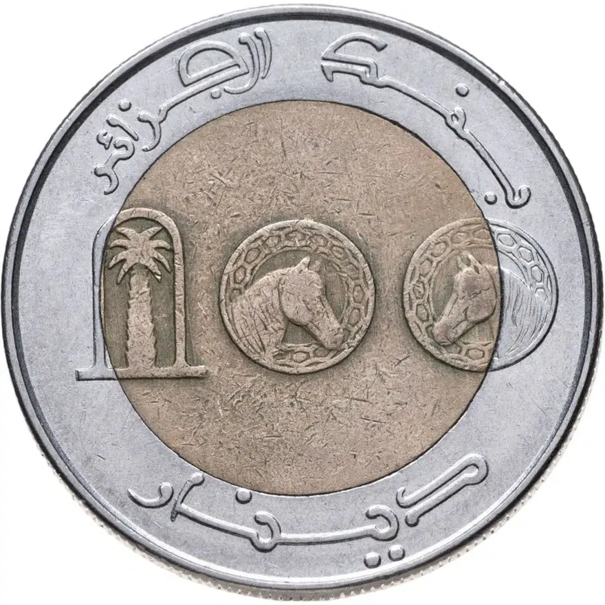 Алжир 100 динаров (dinars) 1993
