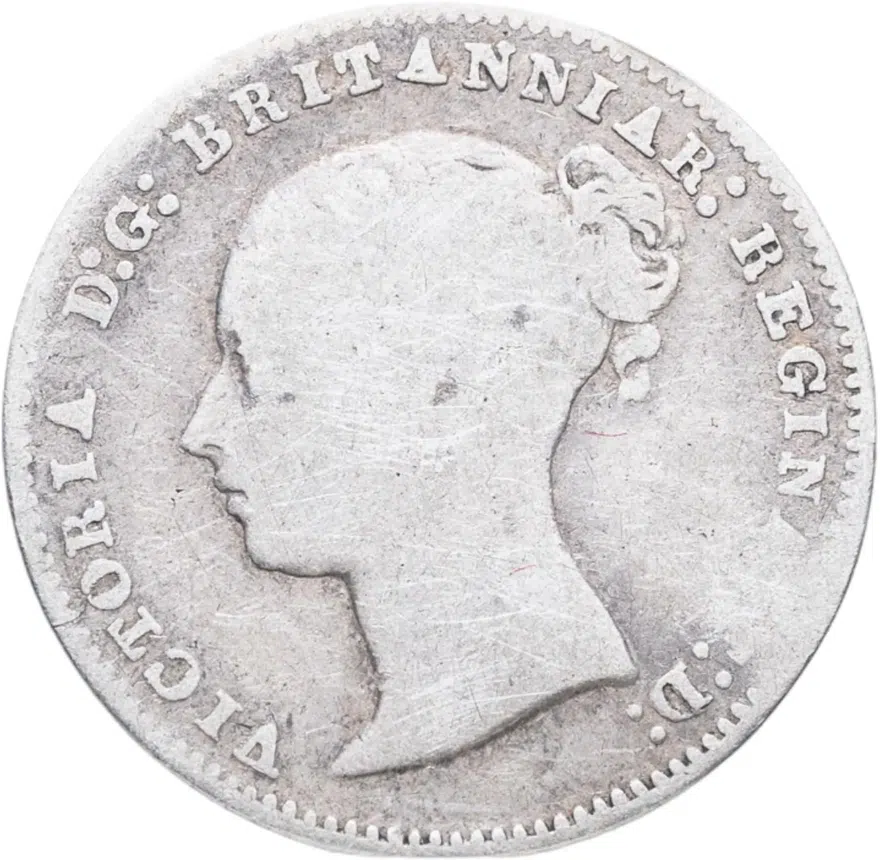 Великобритания 3 пенса (pence) 1859