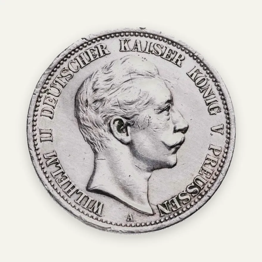 Германия, королевство Пруссия. 2 марки (mark) 1906