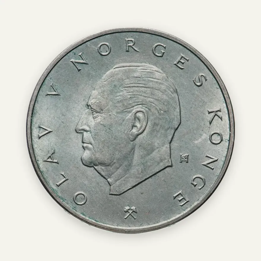 Норвегия 5 крон (kroner) 1974, реверс
