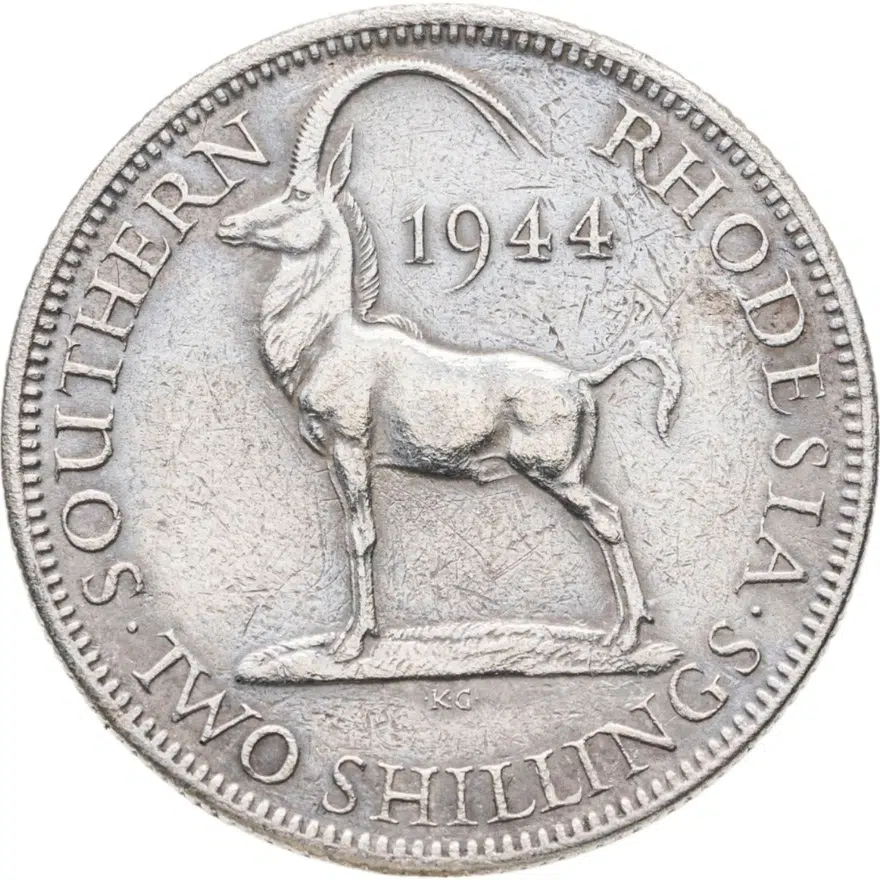 Южная Родезия 2 шиллинга (shillings) 1944