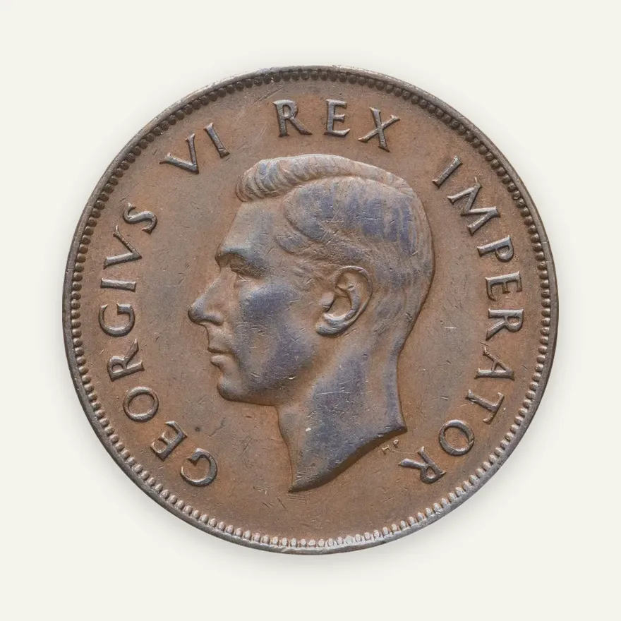 Южная Африка 1 пенни 1941, реверс