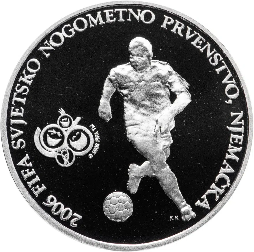Хорватия 150 кун (kuna) 2006  Чемпионат мира по футболу 2006, Германия, аверс