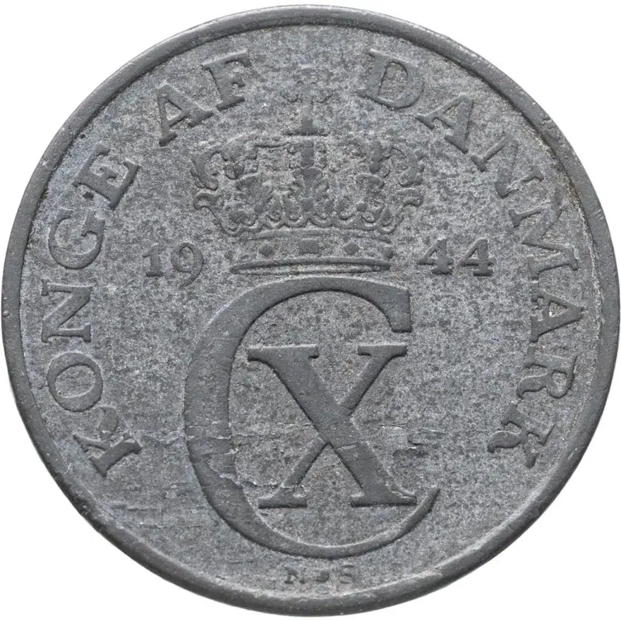 Дания 5 эре (ore) 1944