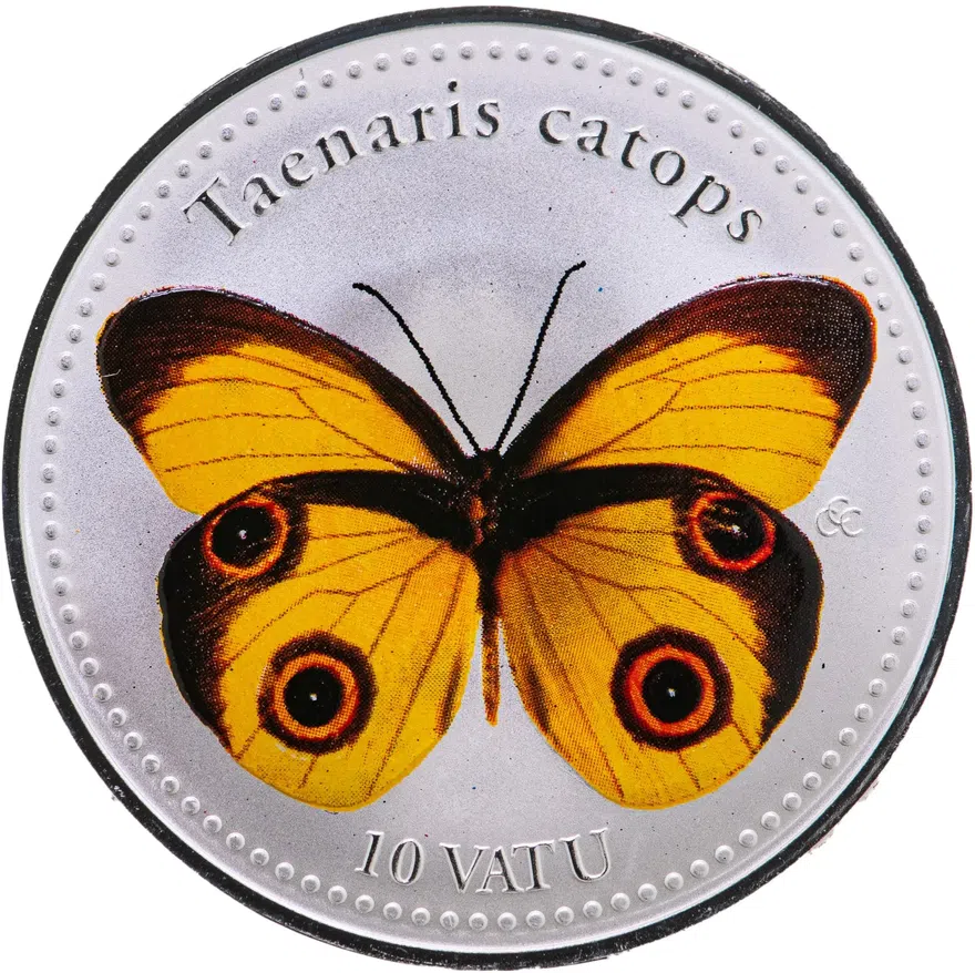 Вануату 10 вату (vatu) 2006  Бабочки - Taenaris Catops