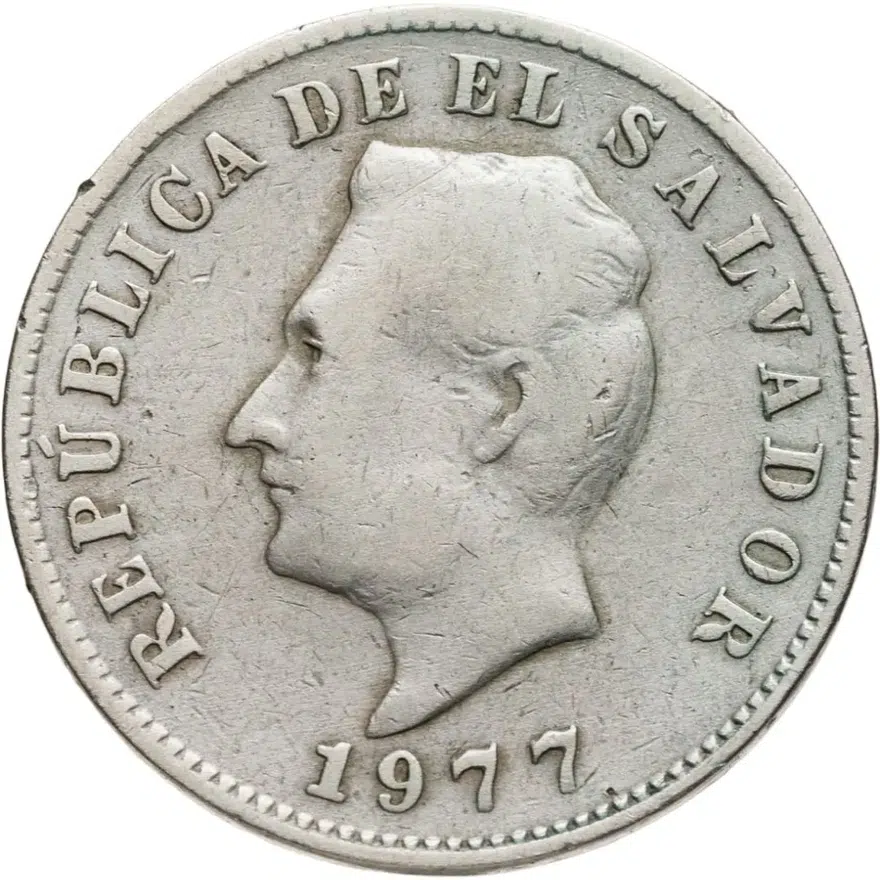 Сальвадор 5 сентаво (centavos) 1977