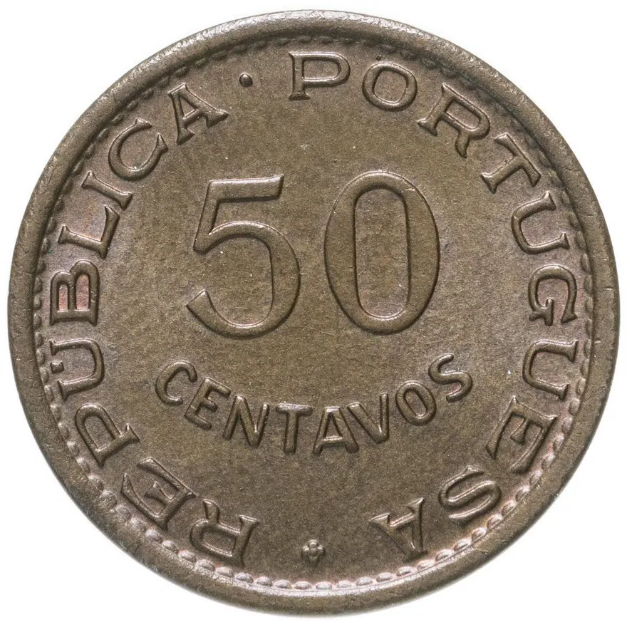 Ангола 50 сентаво (centavos) 1957