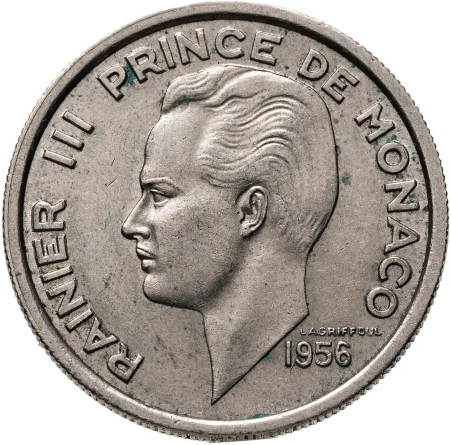 Монако 100 франков (francs) 1956