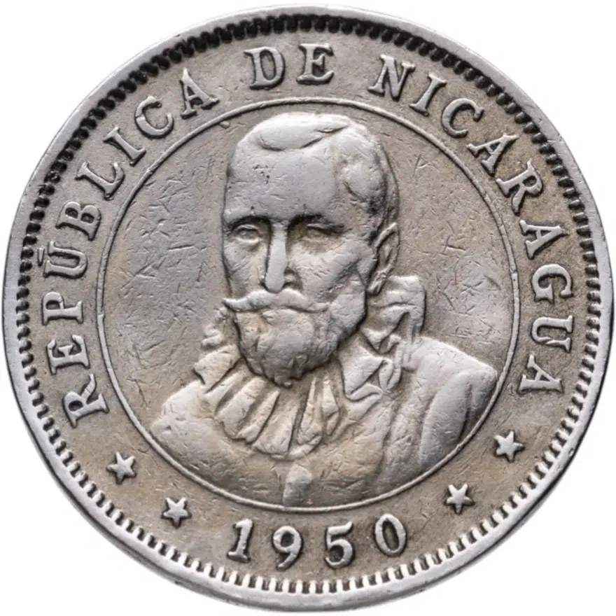 Никарагуа 10 сентаво (centavos) 1950